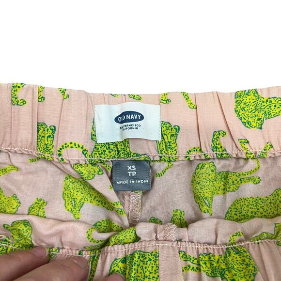 Old Navy 2 Pack Cotton Lounge Shorts XS Animal Print Sleepwear Pajama Shorts Set - Picture 3 of 8